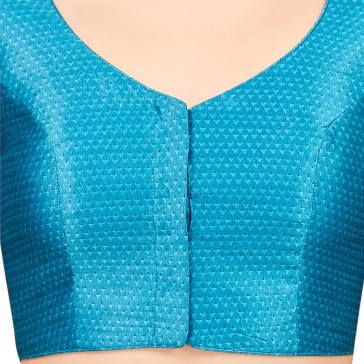 Teal blue blouse by Kurti Connection USA