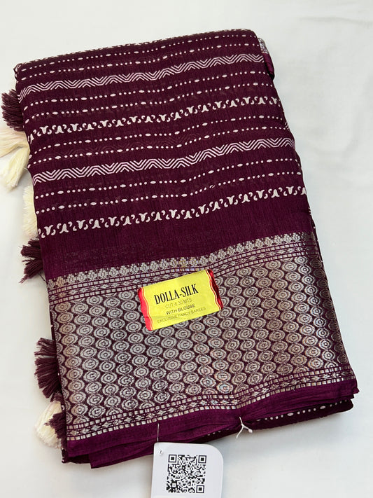 Dola silk saree - Kurti Connection USA