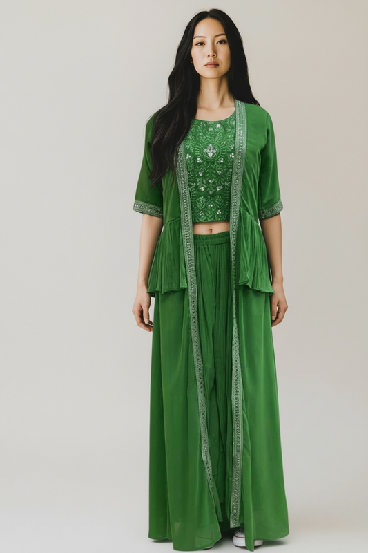 Crop top set by Kurti Connection USA