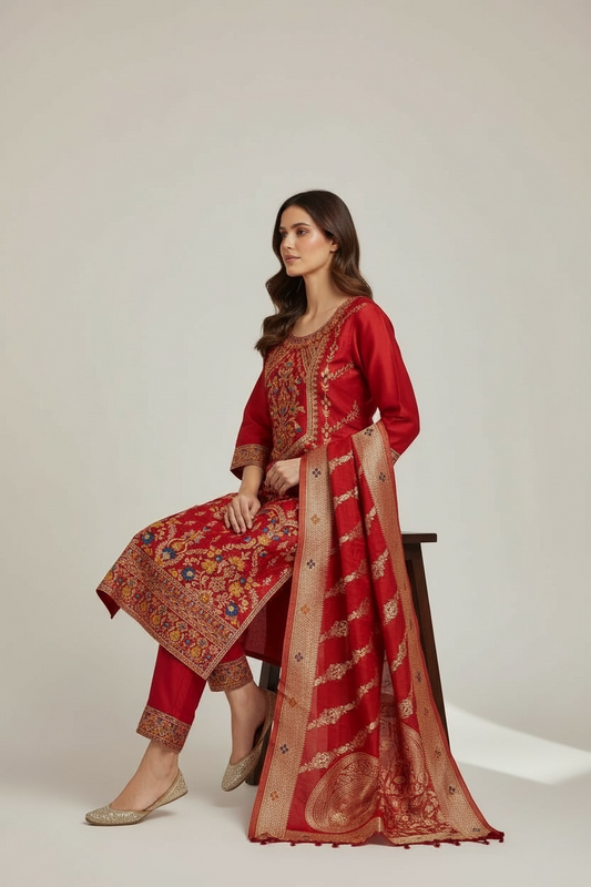 Banarasi salwar suit by Kurti Connection USA