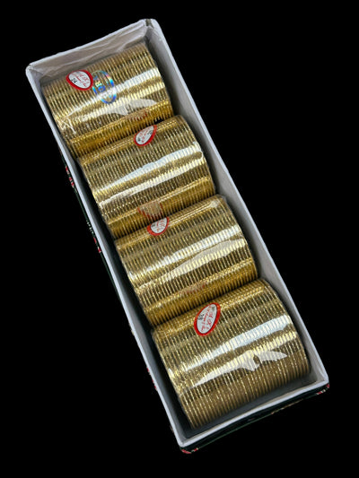Gold bangles : Set of 36 bangles - Kurti Connection USA