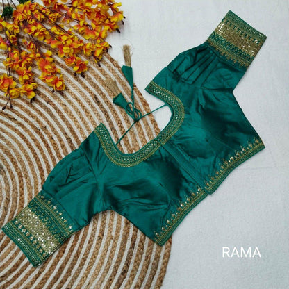 Silk Blouses : Colors available - Kurti Connection USA
