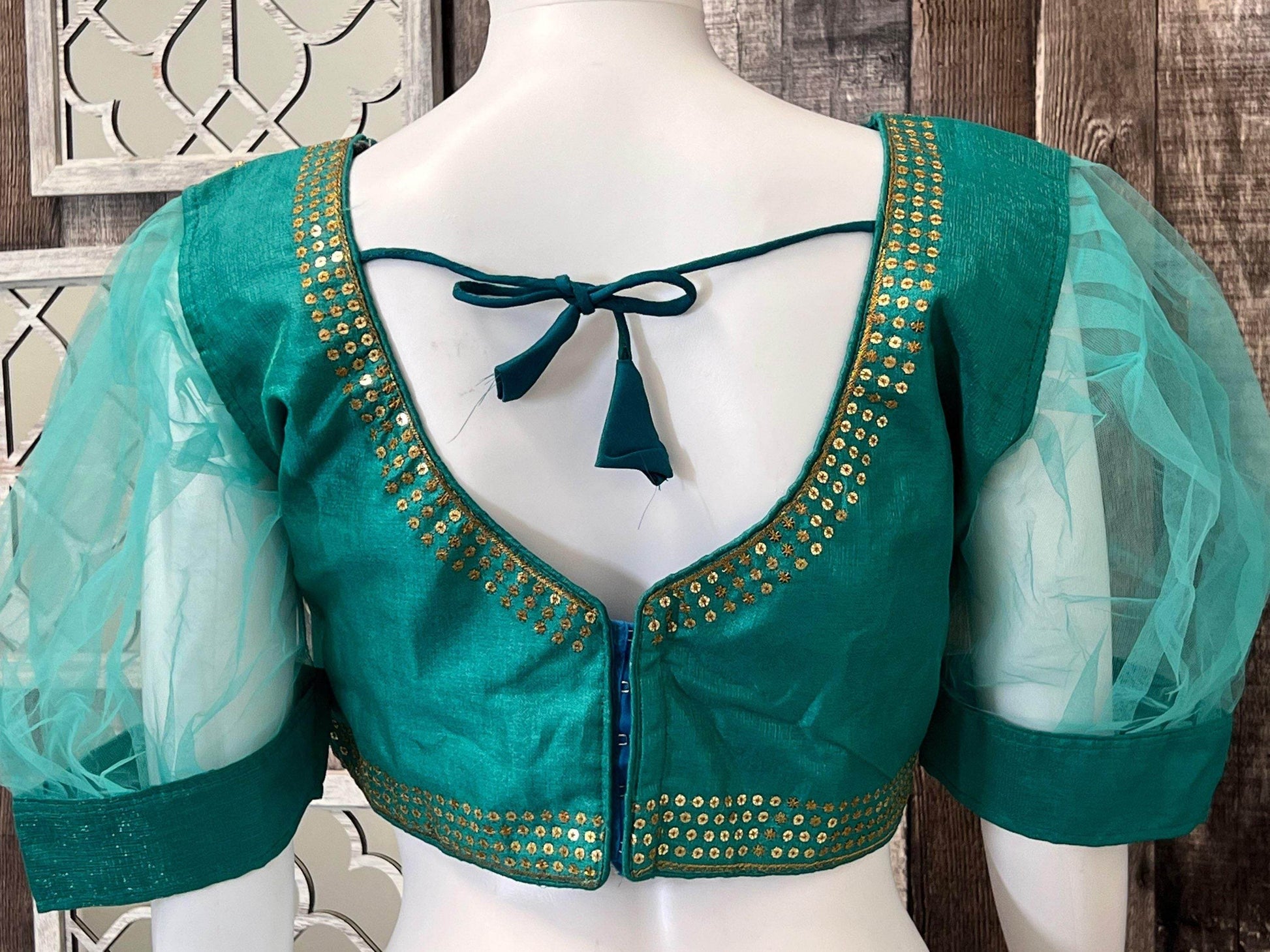 Sequin blouse - Kurti Connection USA