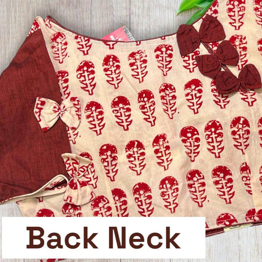 6034 Pen Kalamkari blouses | cotton kalamkari blouse - Kurti Connection USA