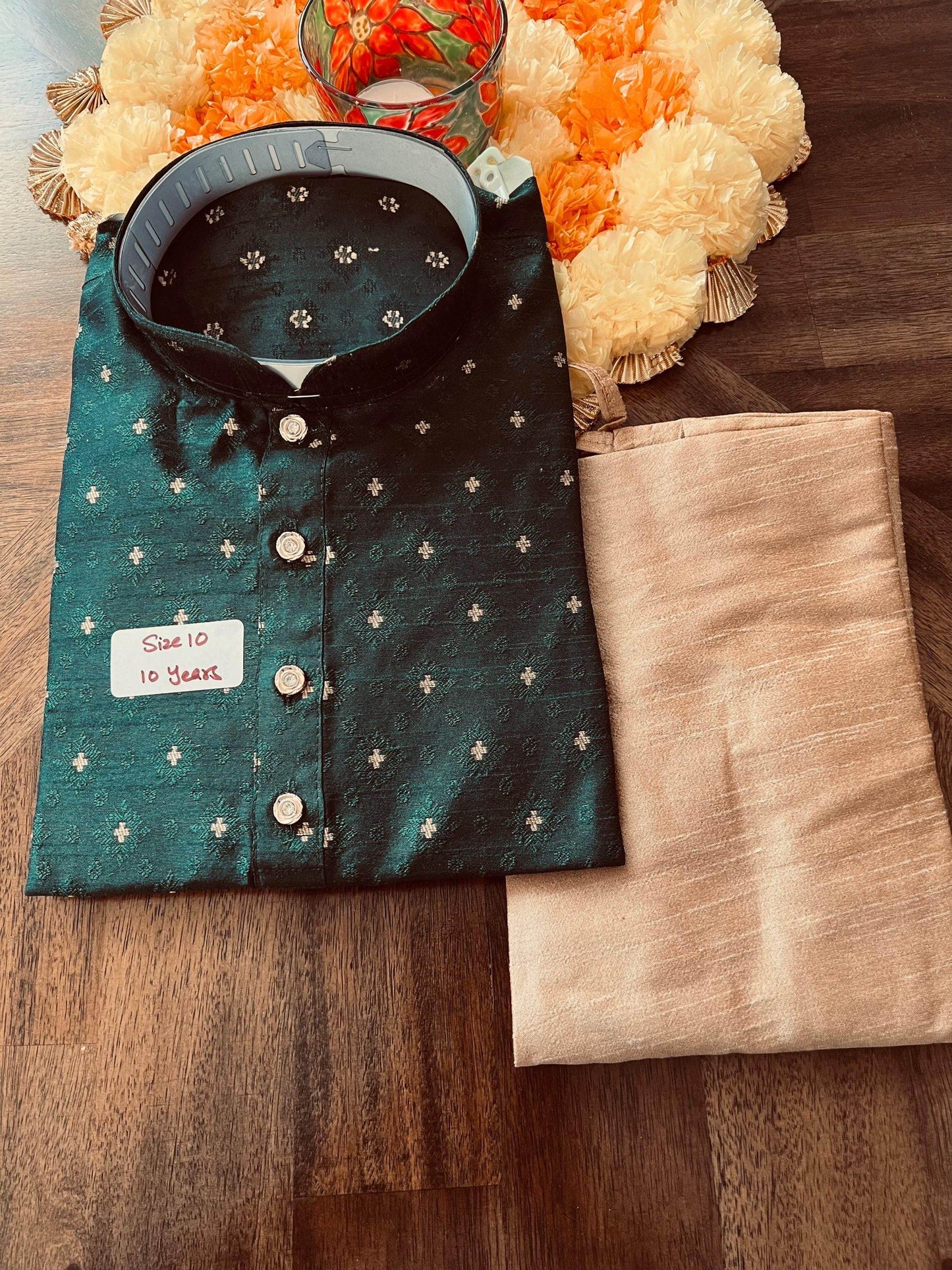 Silk kurta pajaama set for boys - Kurti Connection USA