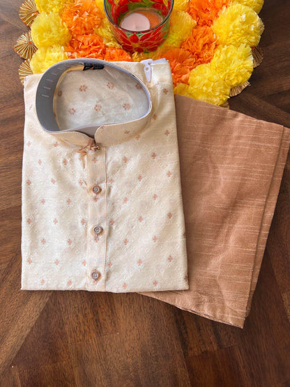 Silk kurta pajama for boys - Kurti Connection USA