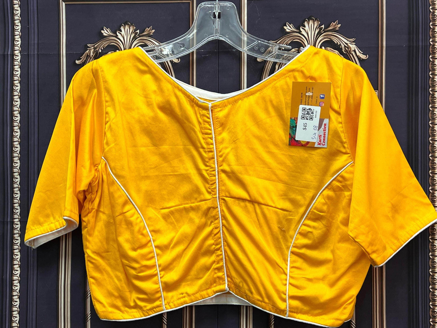Front hook blouse - Kurti Connection USA