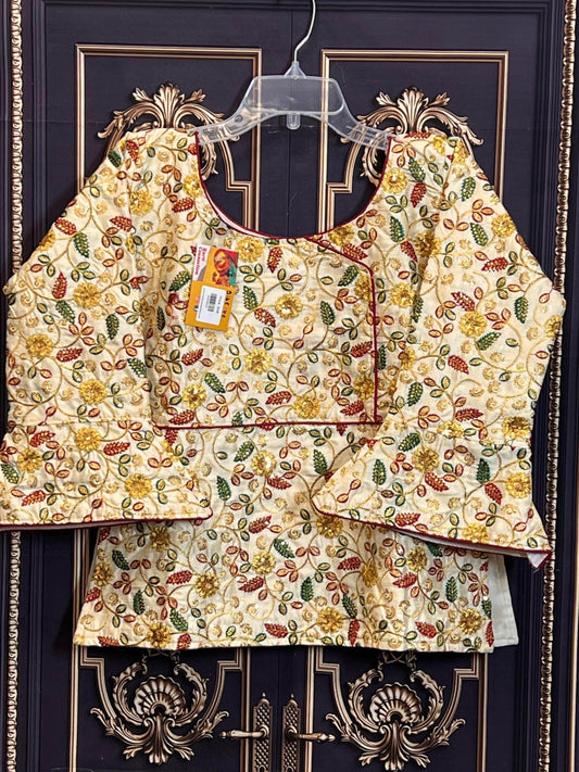 Long blouse for saree / lehenga - Kurti Connection USA