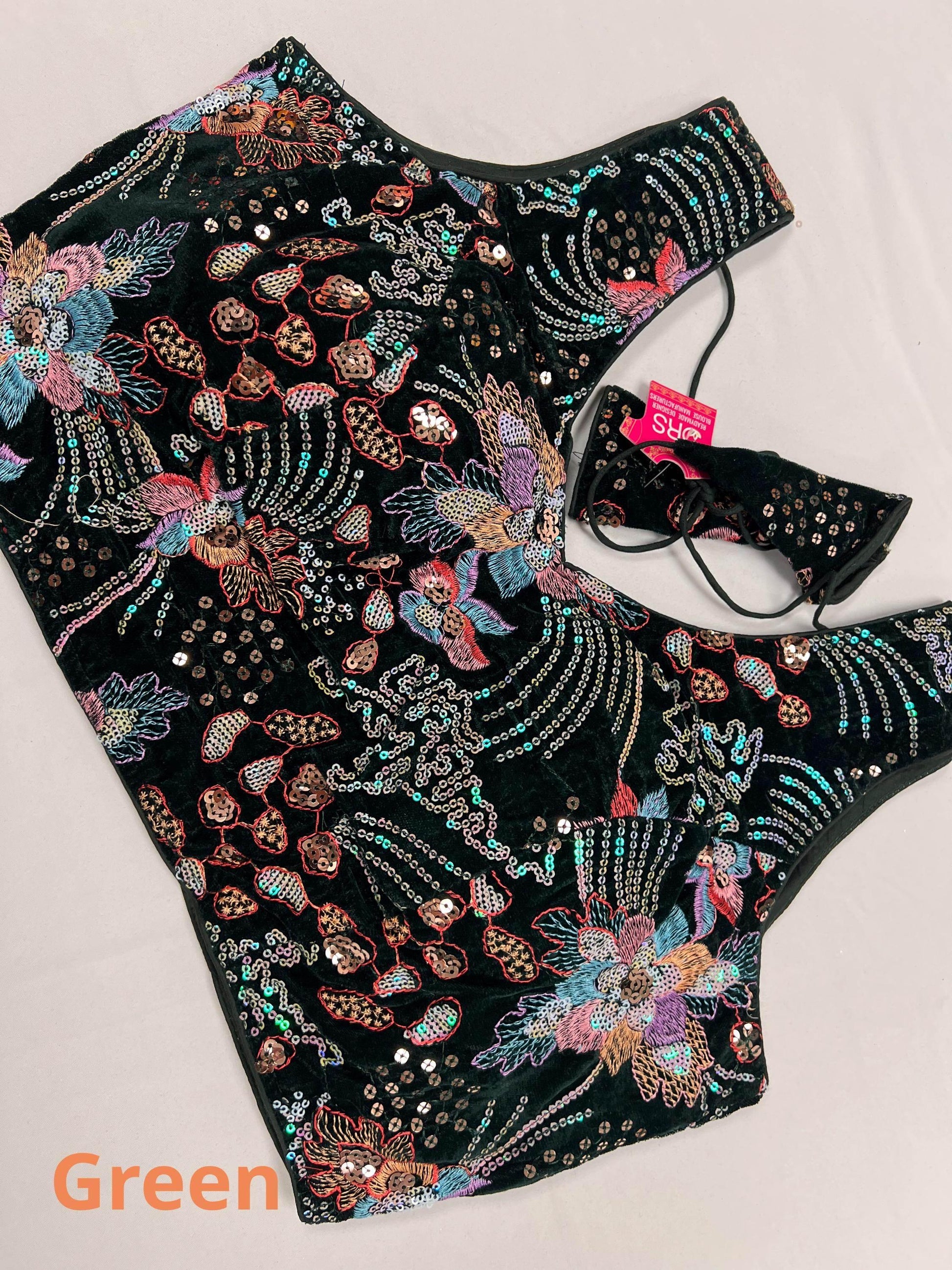 Velvet blouses - Kurti Connection USA
