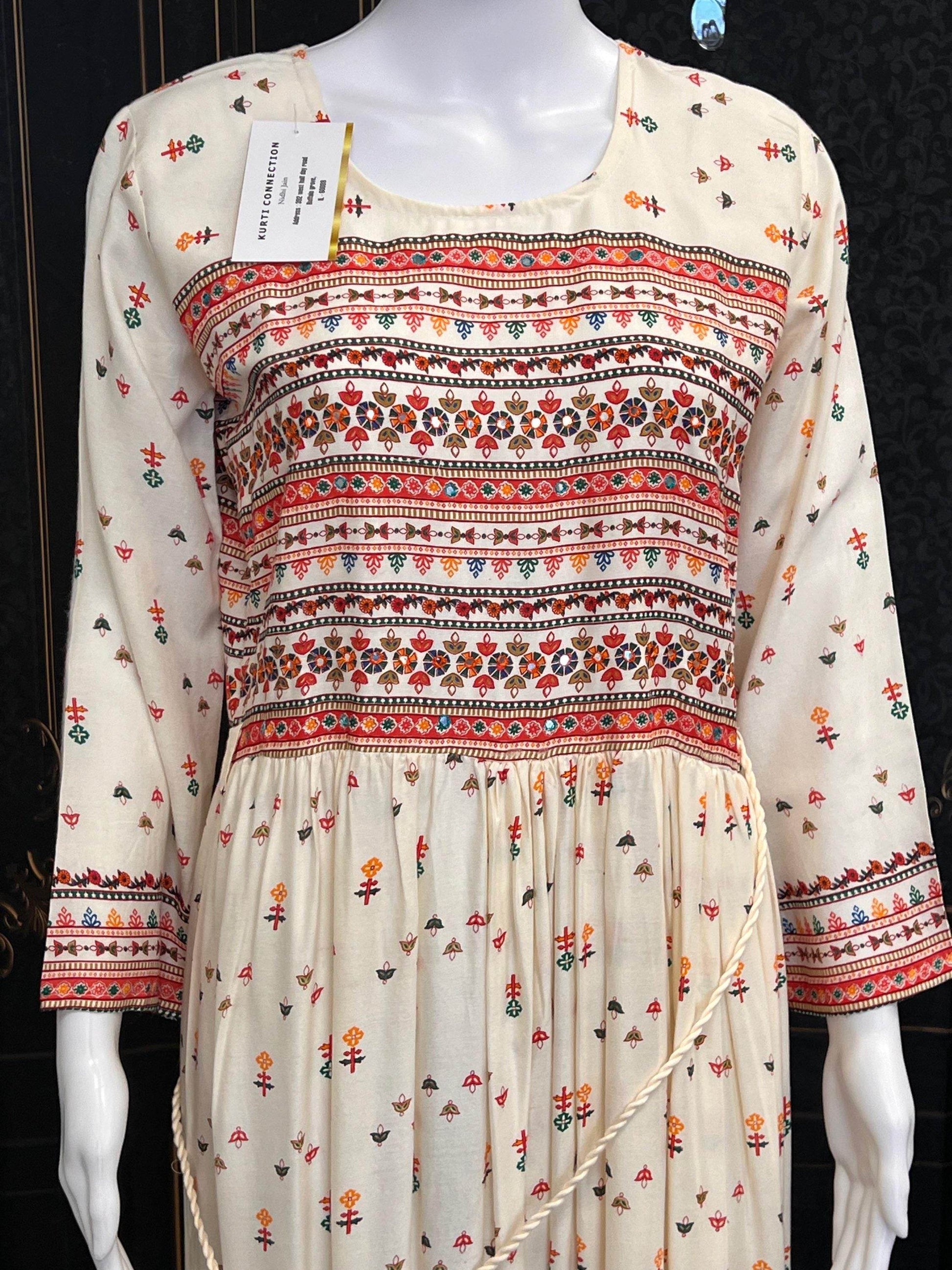 Soft cotton long kurti : SALE - Kurti Connection USA