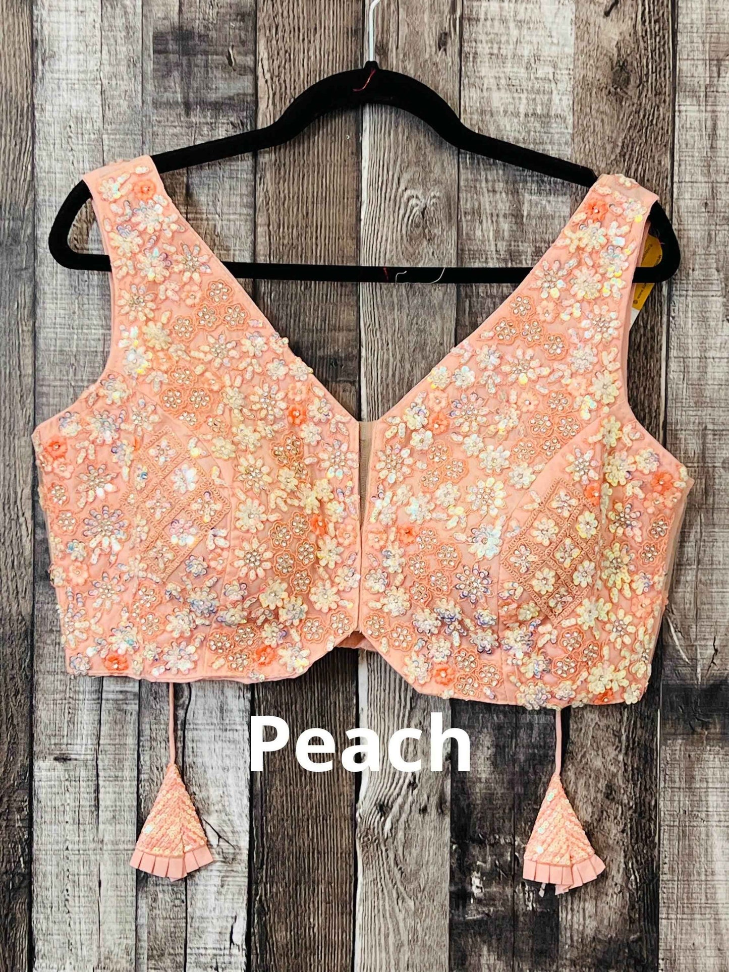 Heavy sequin work blouses