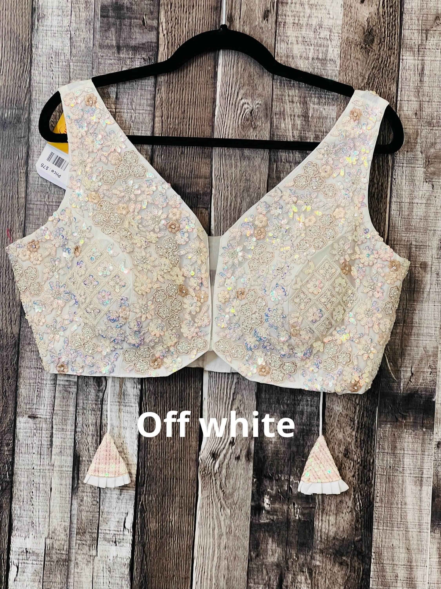 Heavy sequin work blouses