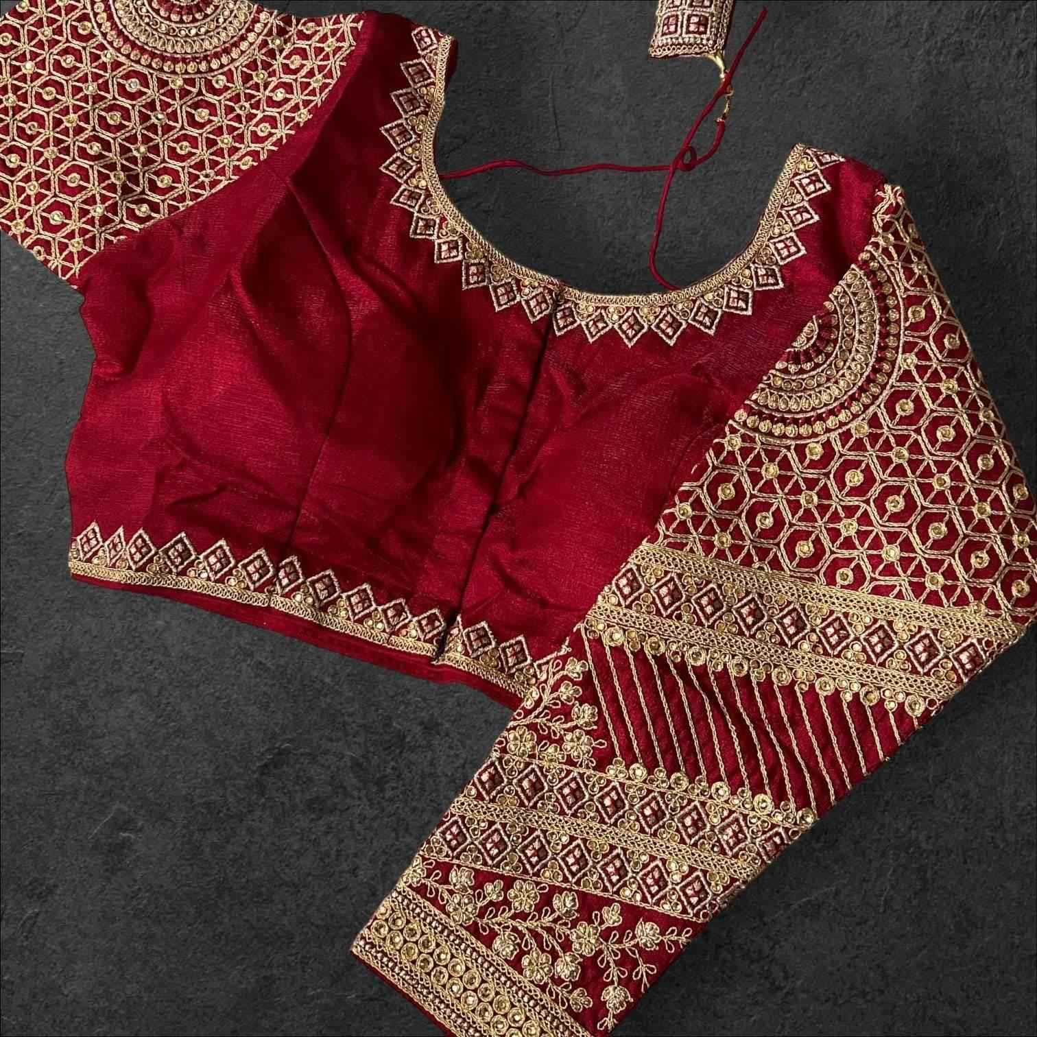 Full sleeves blouse | heavy work blouse