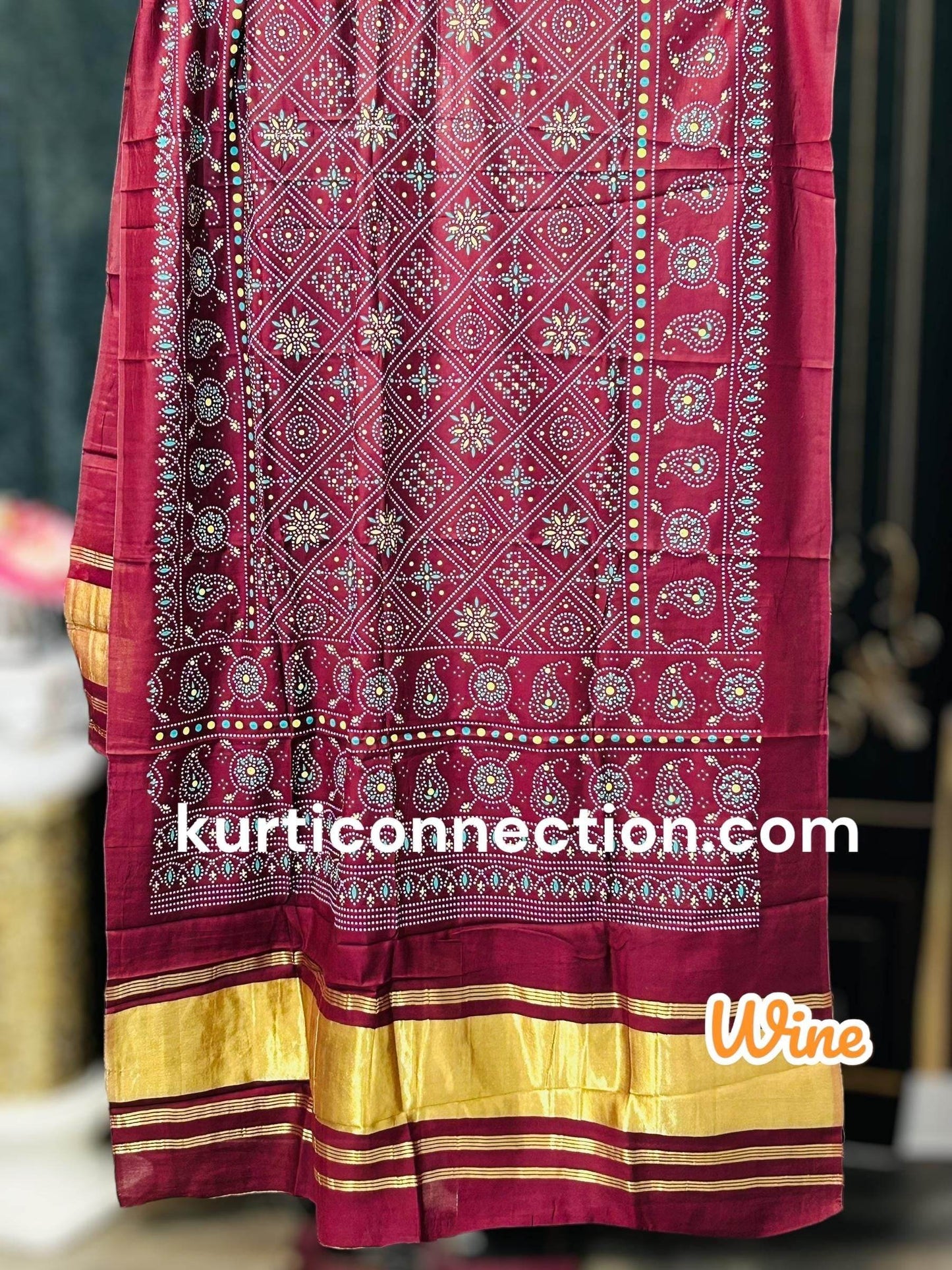 Gajji silk dupattas - Kurti Connection USA