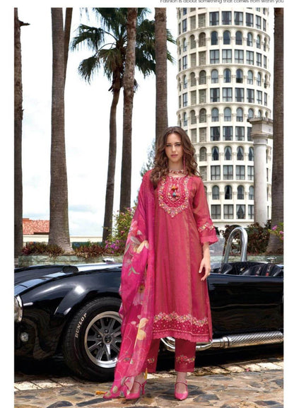 Begum | Silk party wear suits | A line kurti sets - Kurti Connection USA
