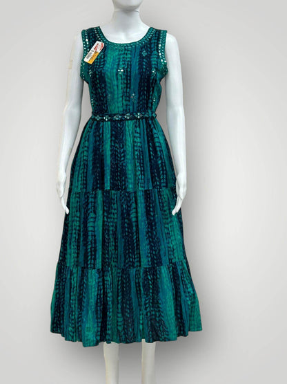 Rayon Long Kurti - Kurti Connection USA