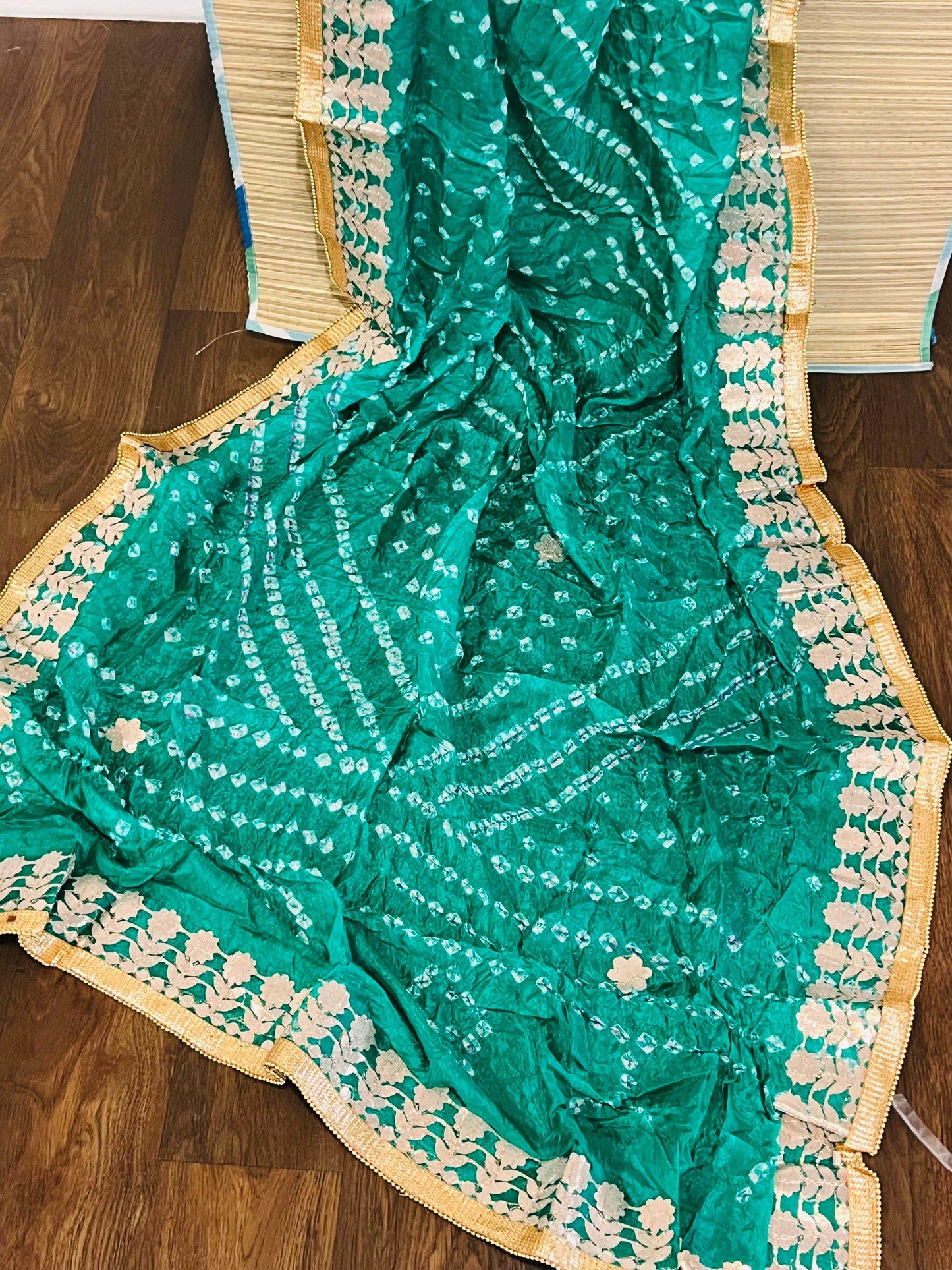 Gota patti bandhani dupatta - Kurti Connection USA