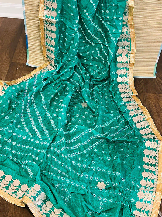 Gota patti bandhani dupatta - Kurti Connection USA