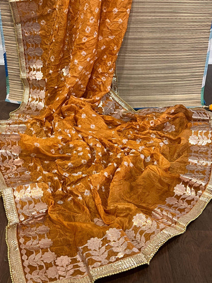Gota patti bandhani dupatta - Kurti Connection USA
