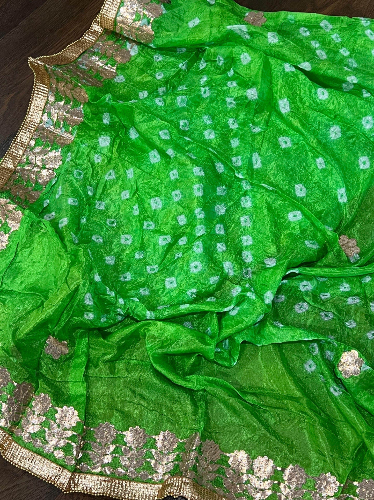 Gota patti bandhani dupatta - Kurti Connection USA