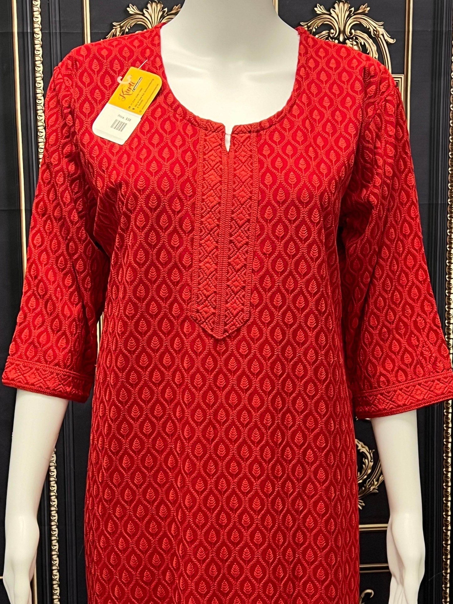 Chikankari kurtis - Kurti Connection USA