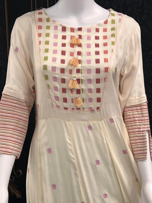 Anarkali style kurti - Kurti Connection USA