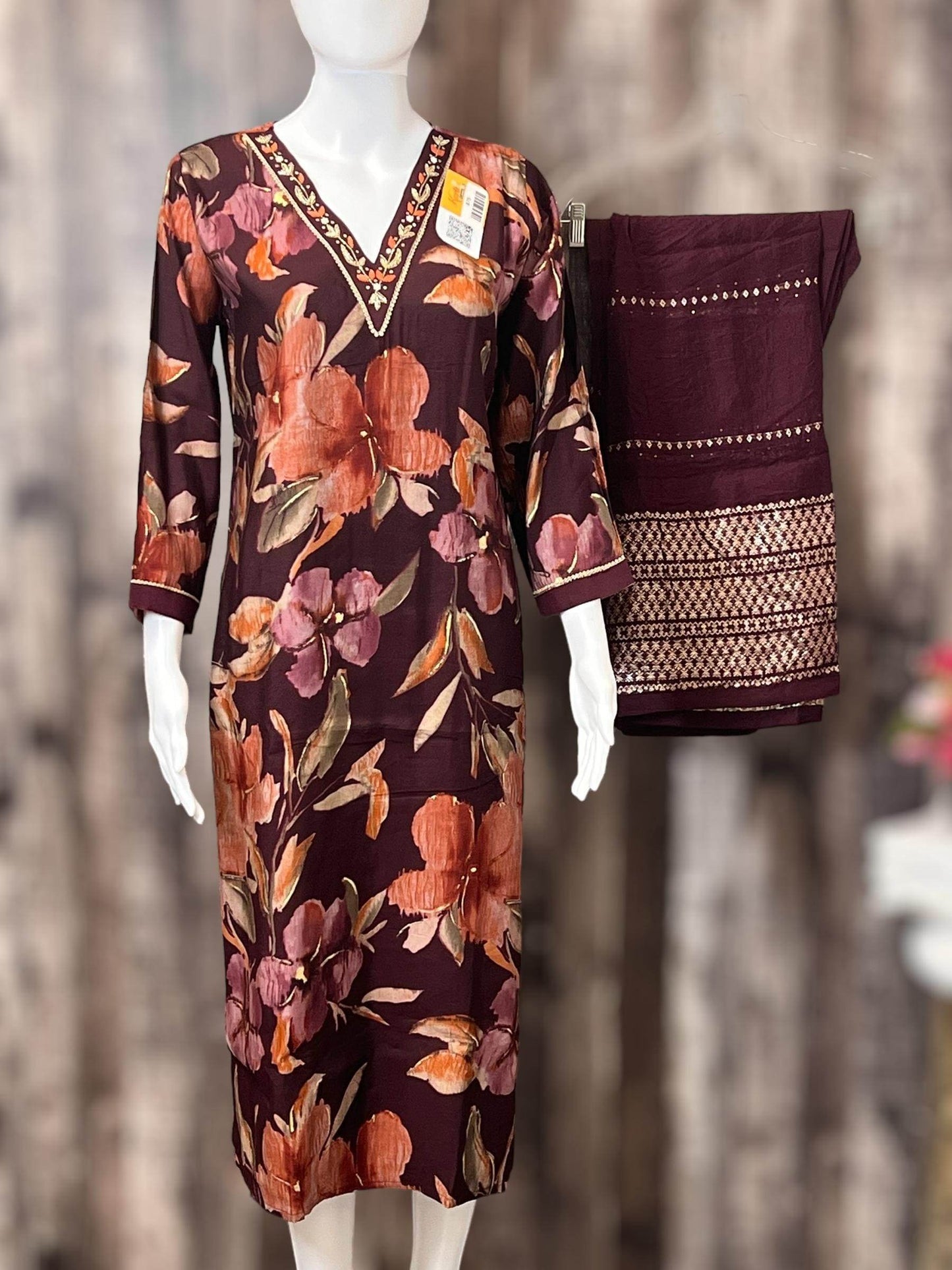Modal silk kurti set | salwar kameez - Kurti Connection USA
