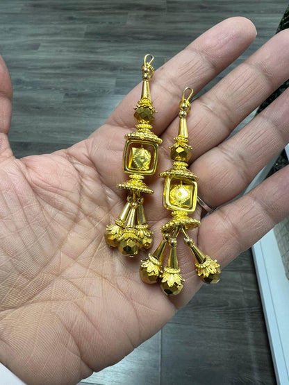 Golden latkans - Kurti Connection USA