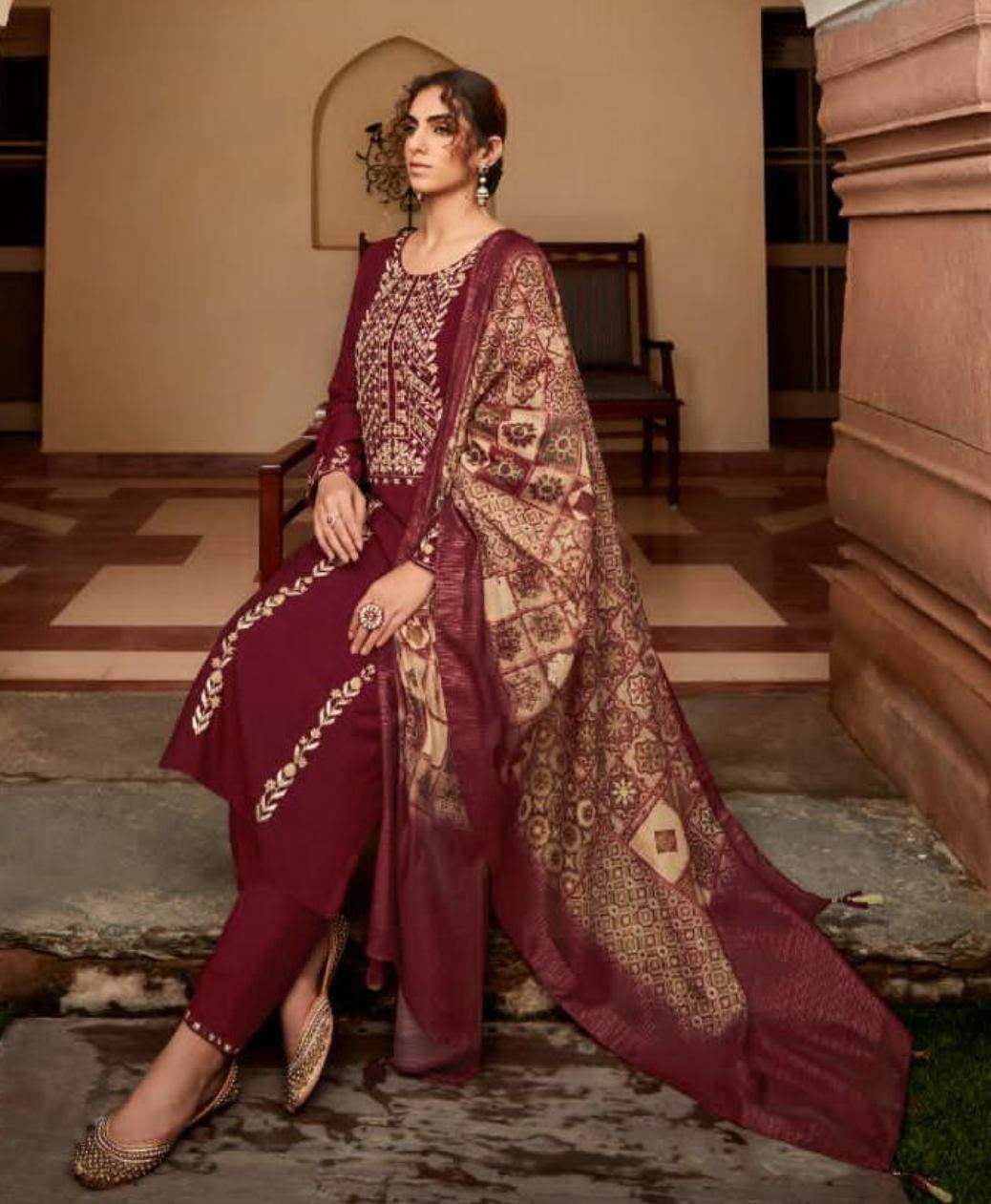 Modal silk kurti set | salwar kameez - Kurti Connection USA