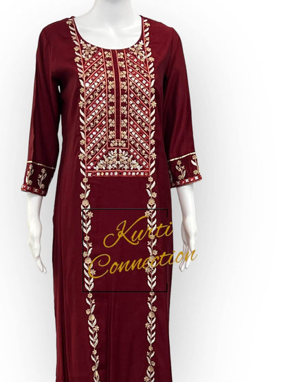 Modal silk kurti set | salwar kameez - Kurti Connection USA