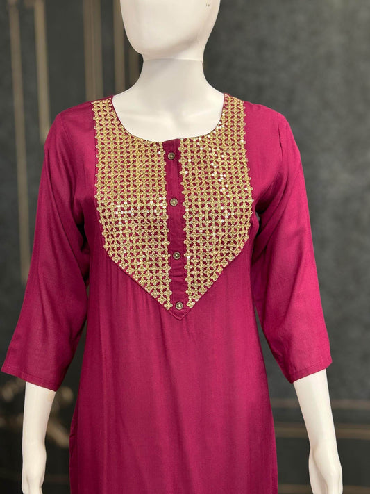 Rayon kurti - Kurti Connection USA