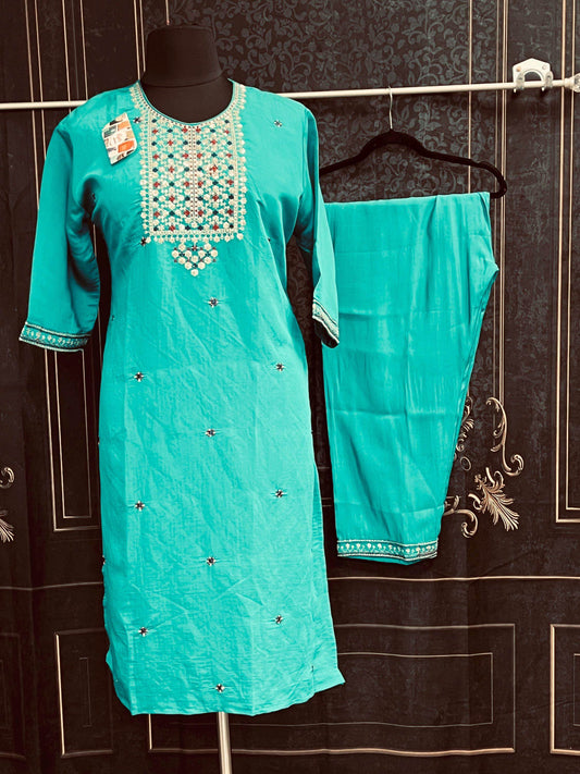1216 plus size kurti set - Kurti Connection USA