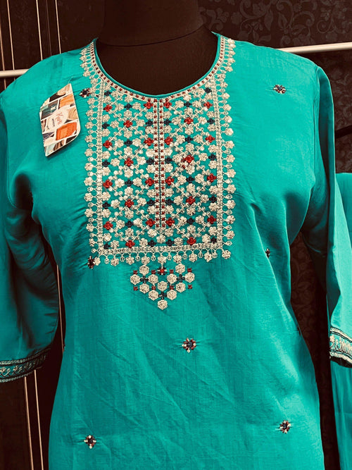 1216 plus size kurti set - Kurti Connection USA