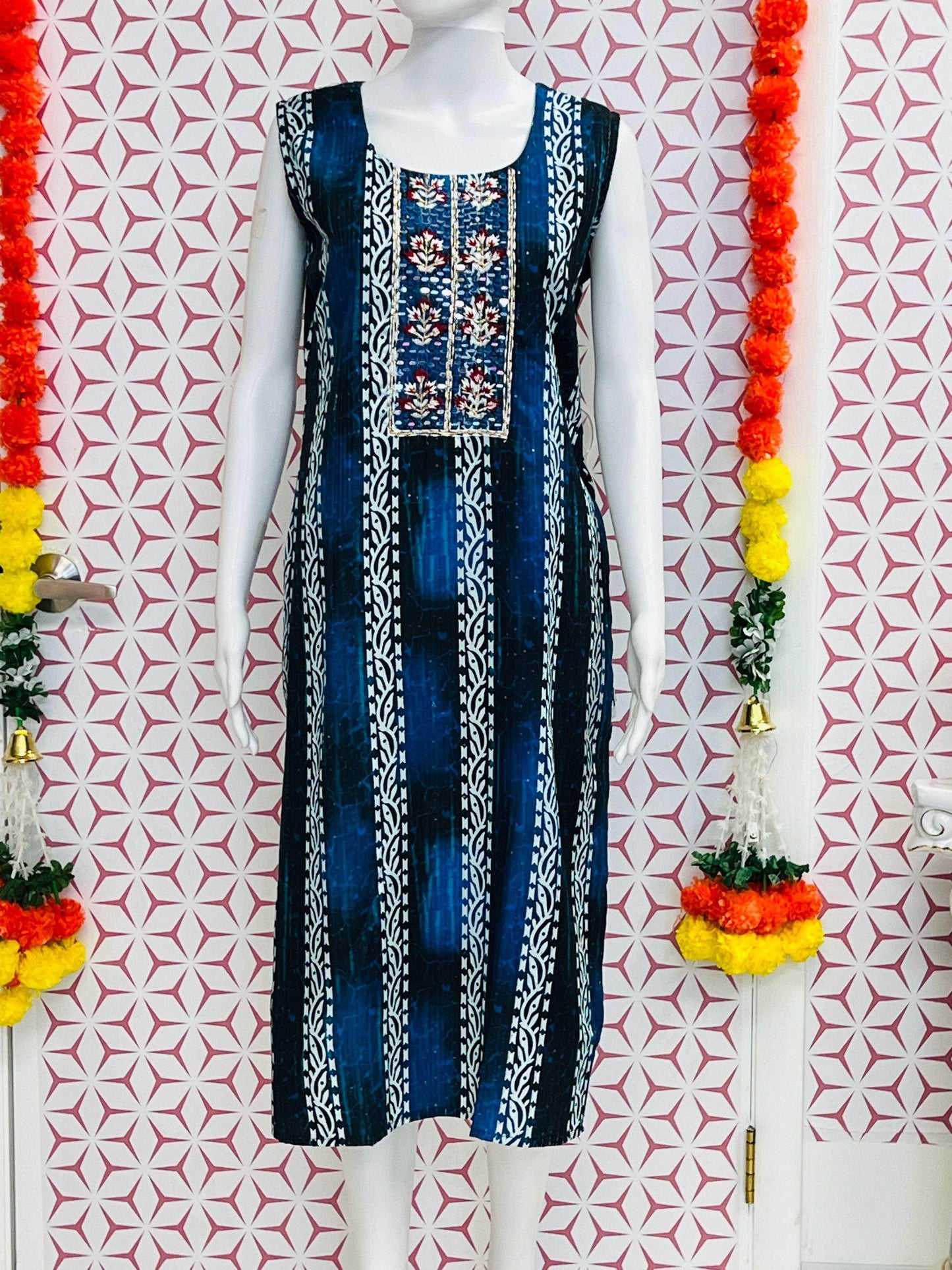 Fancy sequin work Kurti - Kurti Connection USA