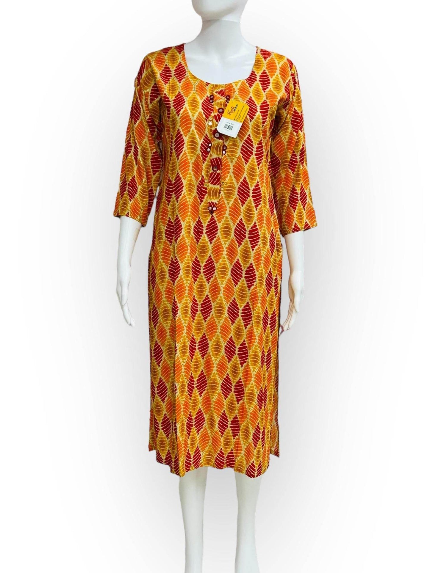 Multi color kurti - Kurti Connection USA