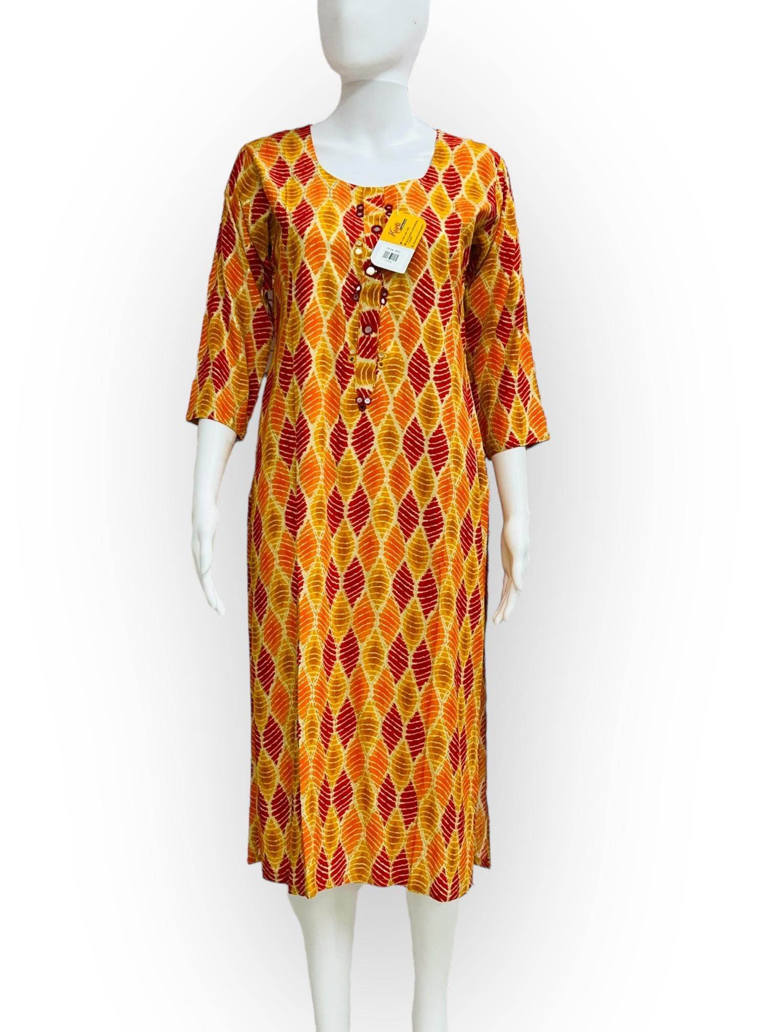 Multi color kurti - Kurti Connection USA