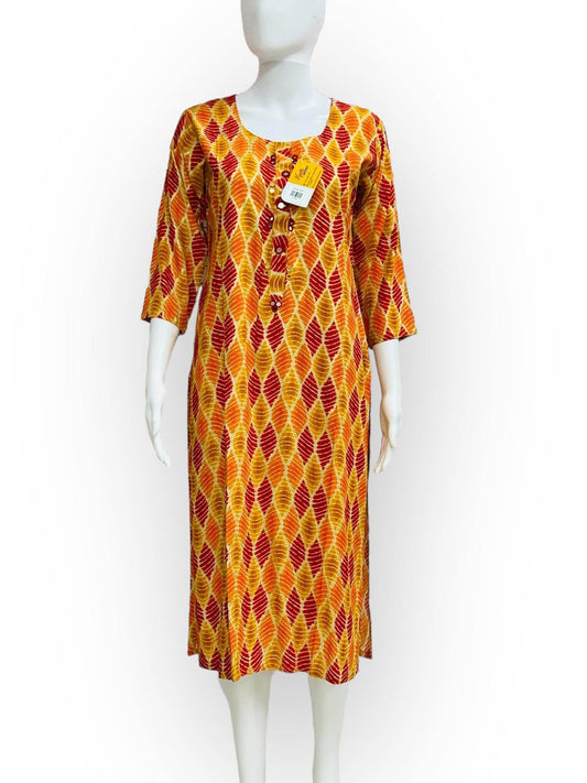 Multi color kurti - Kurti Connection USA