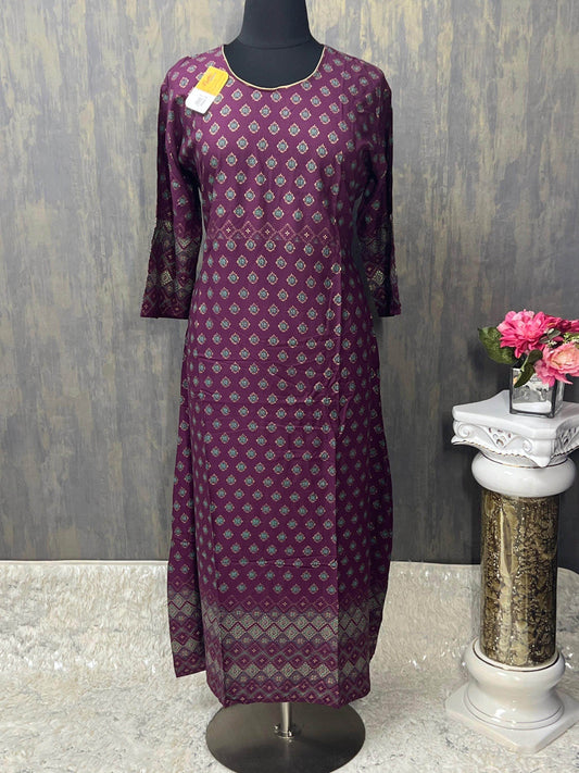 6Xl/ size 52 / Rayon kurti - Kurti Connection USA