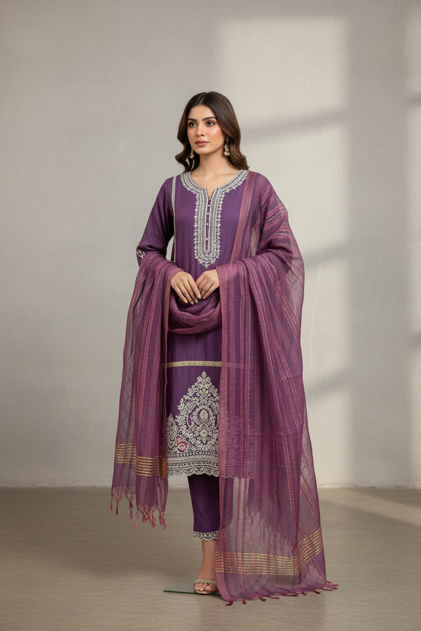 Rayon kurti pant set - Kurti Connection USA