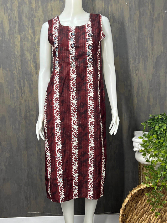 Batik print kurti - Kurti Connection USA