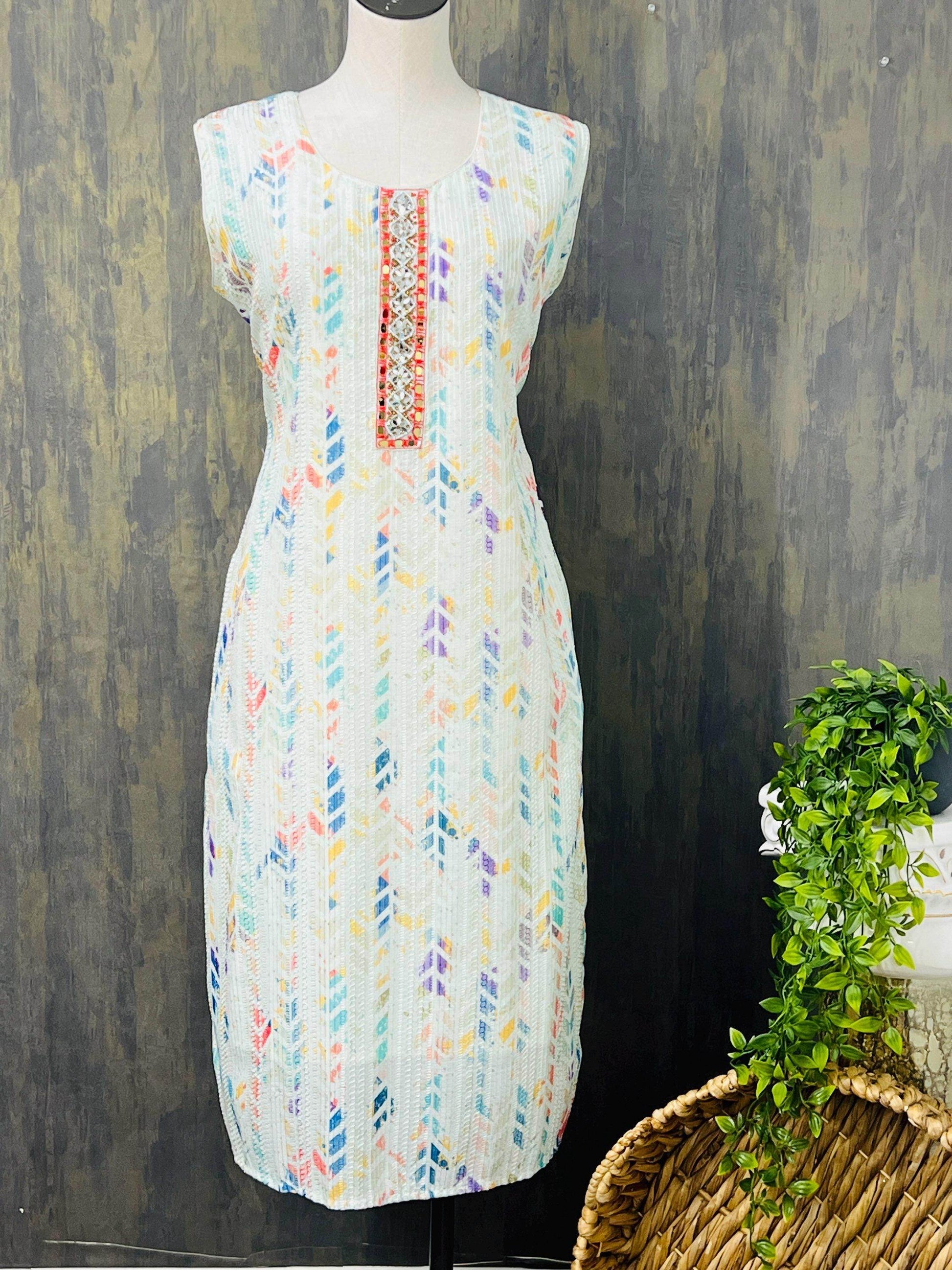 Soft cotton kurti - Kurti Connection USA