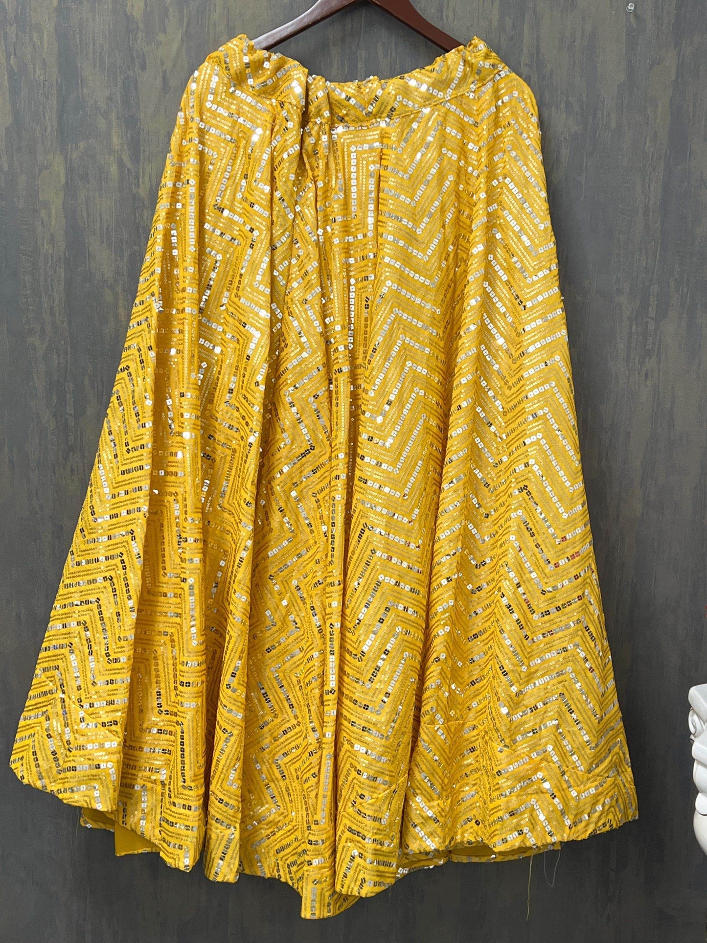 Sequin Lehenga - Kurti Connection USA