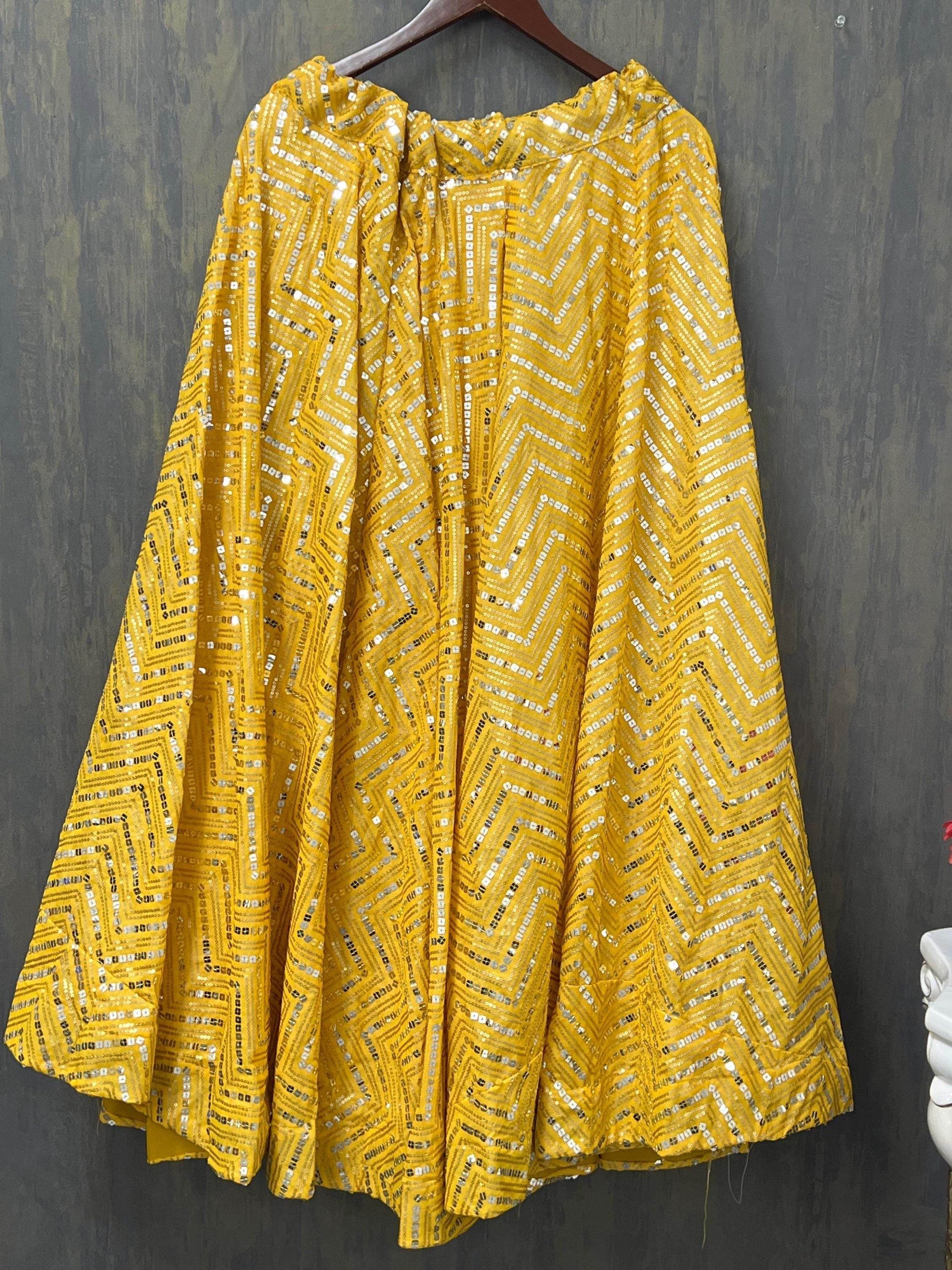 Sequin Lehenga - Kurti Connection USA