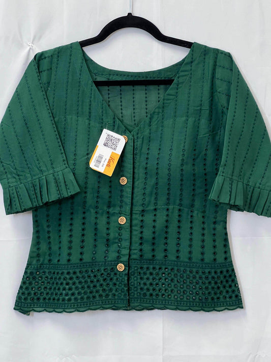 Long blouses : chikankari - Kurti Connection USA