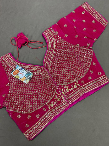 Velvet blouse - Kurti Connection USA