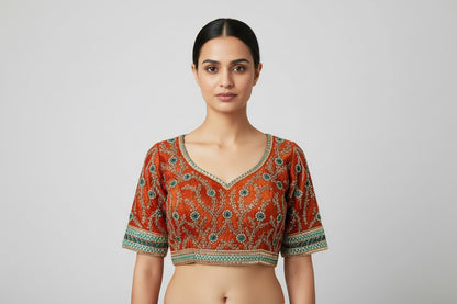 Silk Blouse - Kurti Connection USA