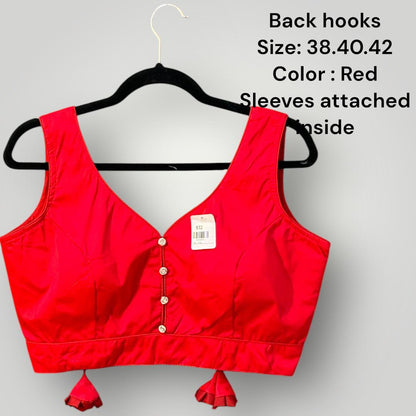 Red Blouse - Kurti Connection USA