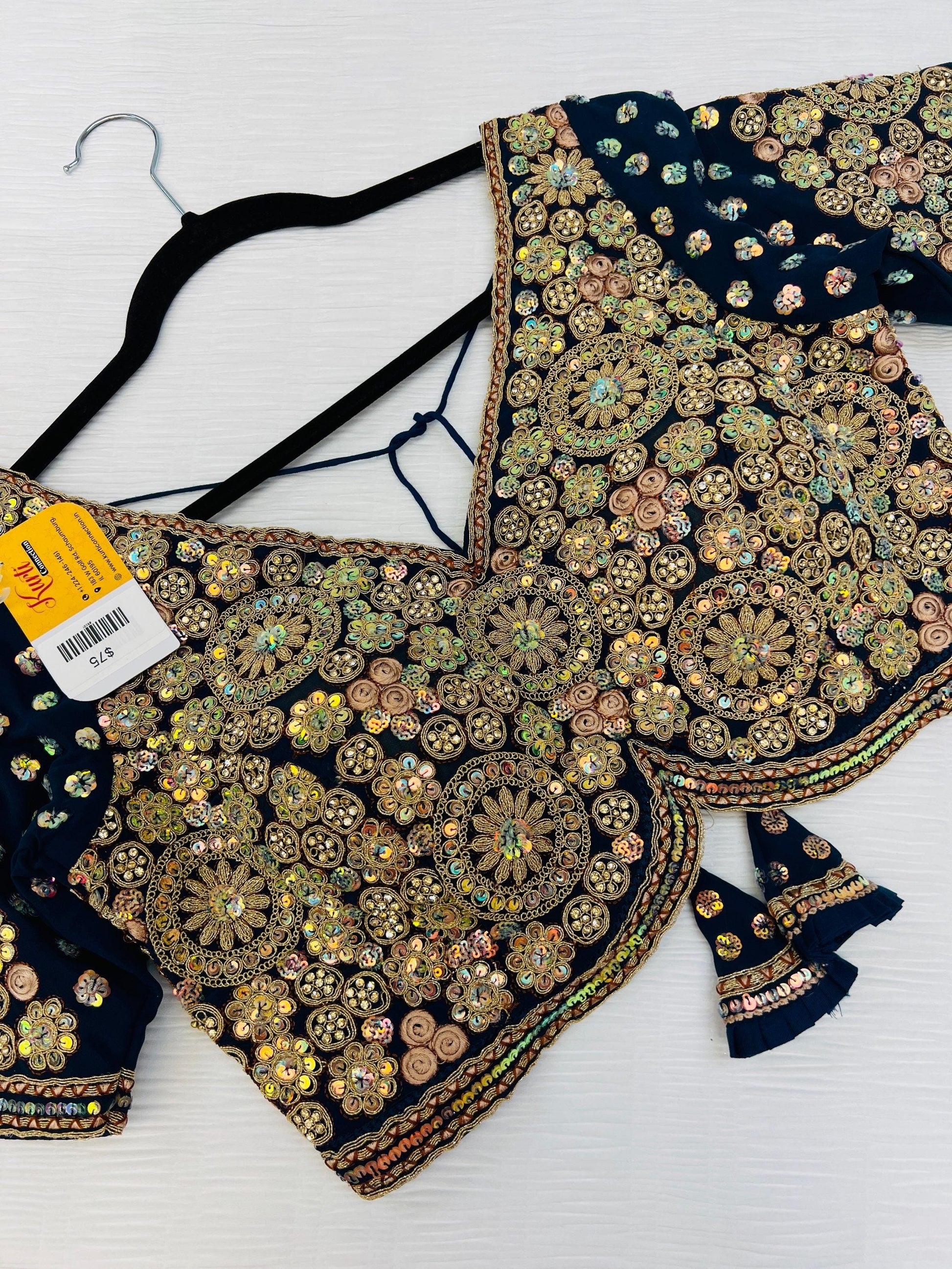 Designer party wear blouses - Kurti Connection USA