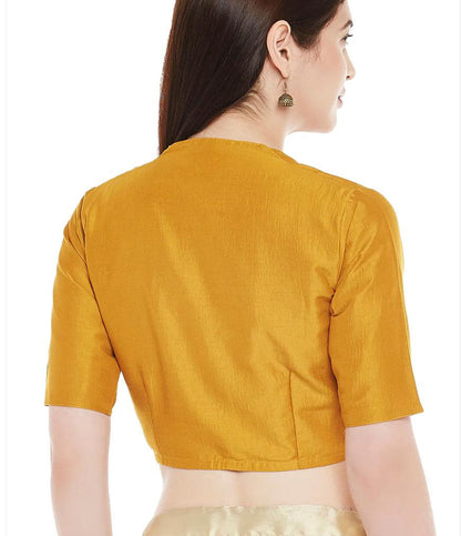 Silk blouse | plus size blouses - Kurti Connection USA