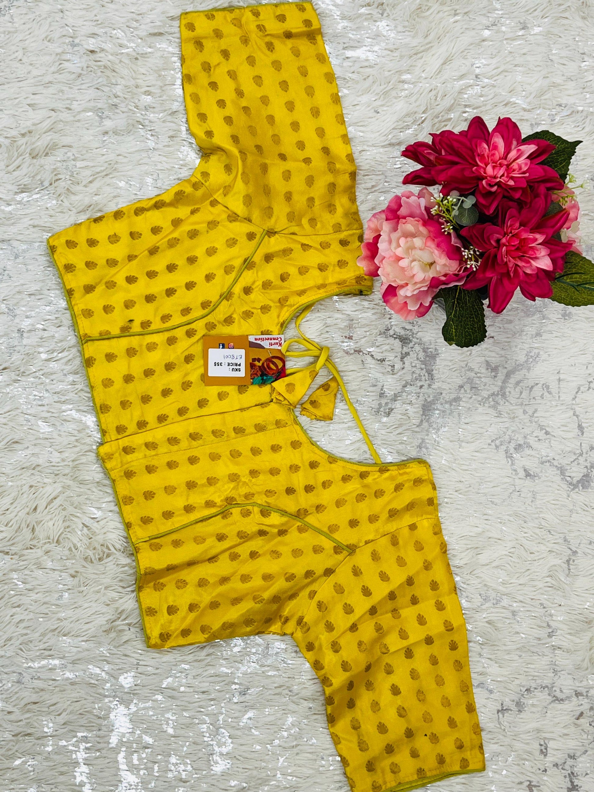 Silk blouse - Kurti Connection USA
